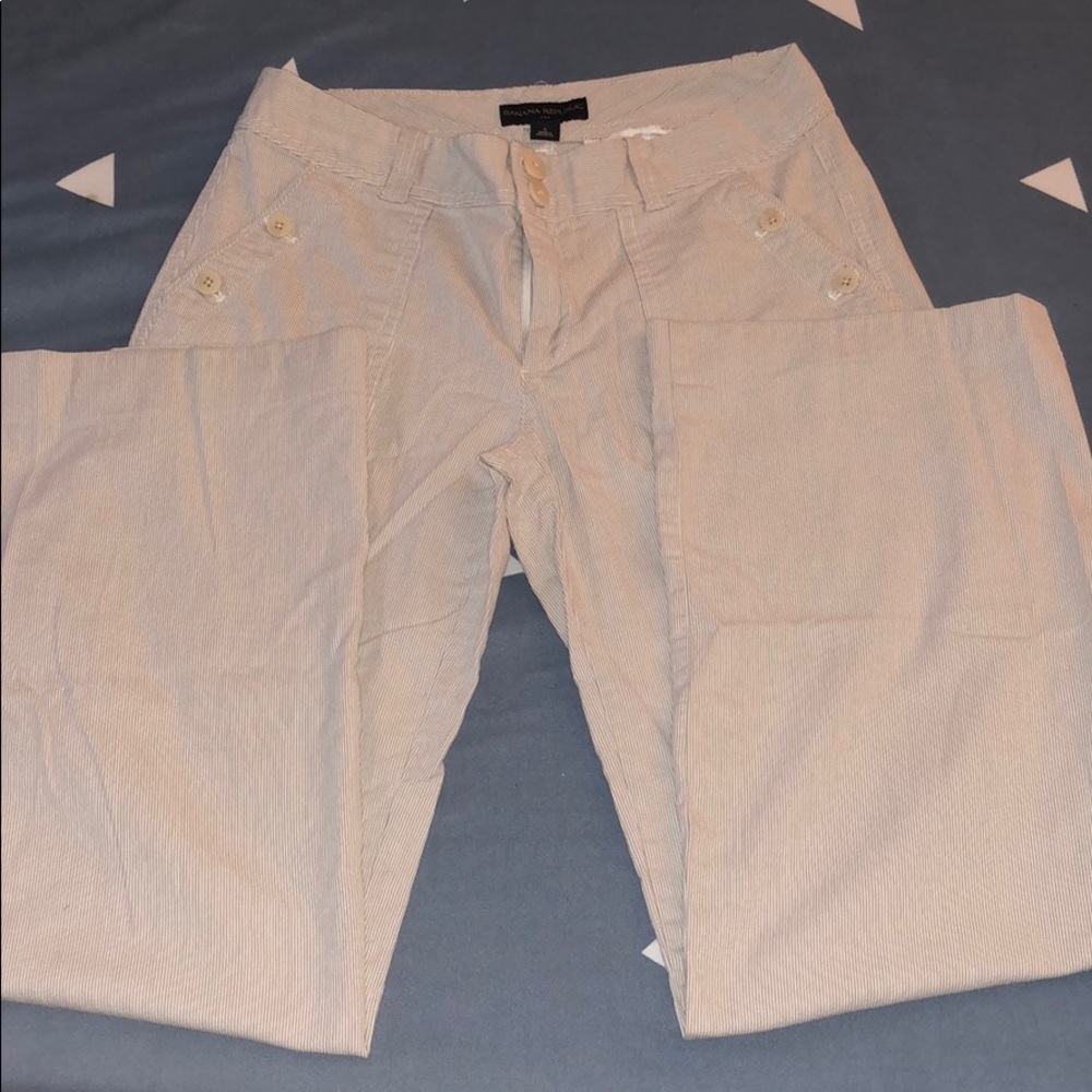 High rise work pants